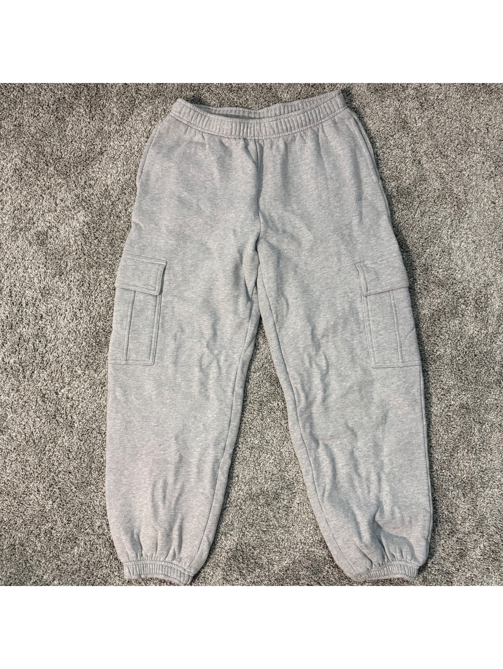 Aritzia Sweatfleece Cozy Fleece Mega Fit Cargo Sweatpants Medium Gray